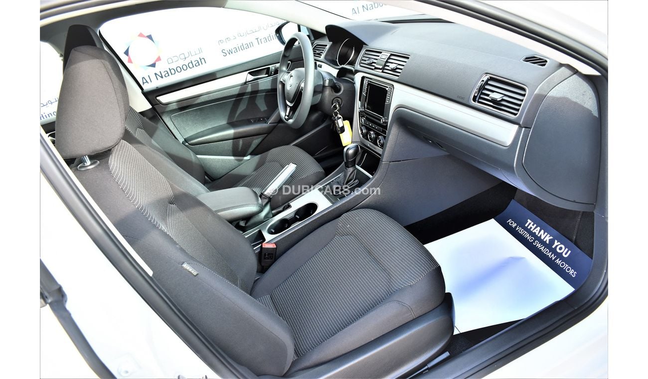 Volkswagen Passat AED 1100 PM PASSAT BASIC 2.5L GCC DEALER WARRANTY