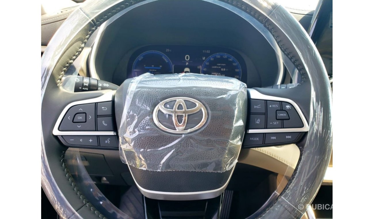 تويوتا هايلاندر Toyota Highlander 2.5 Hybrid Full option head of display