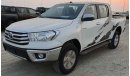 تويوتا هيلوكس 2.4 DC 4x4 6AT SR5 full option-limited stock-WHITE PEARL/Black available- ابيض داخل اسود متوفر