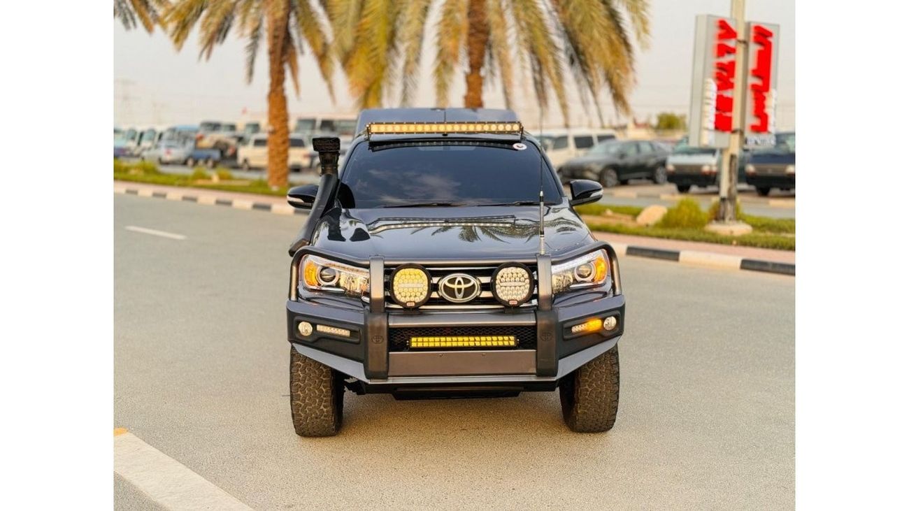 Toyota Hilux PREMIUM BULL BAR WITH LED FOCUS LIGHTS | ROOF TOP LED | AIR SNORKEL | RHD | 2017 | HILUX BOOT LID |