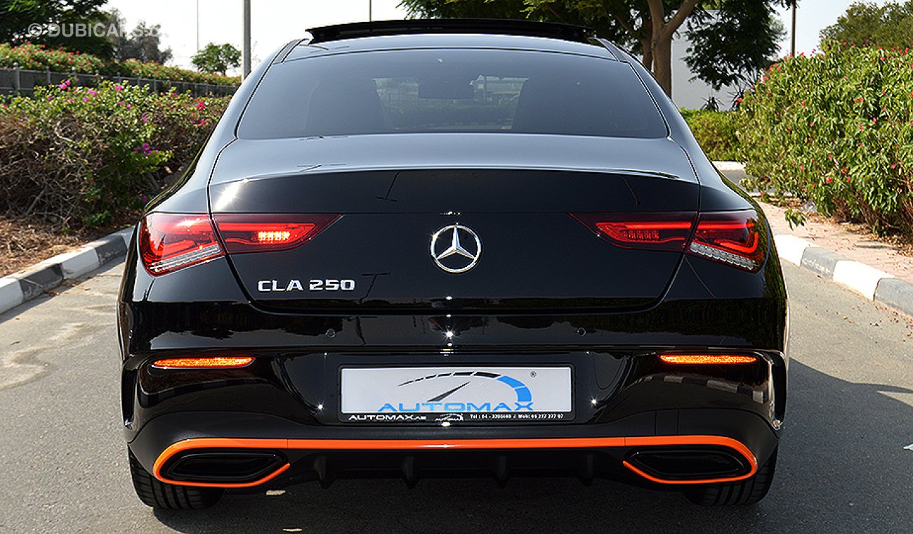 Mercedes-Benz CLA 250 2020 AMG, Edition 1, GCC w/ 2Yrs Unlimited Mileage Warranty + 3Yrs FREE Service at EMC