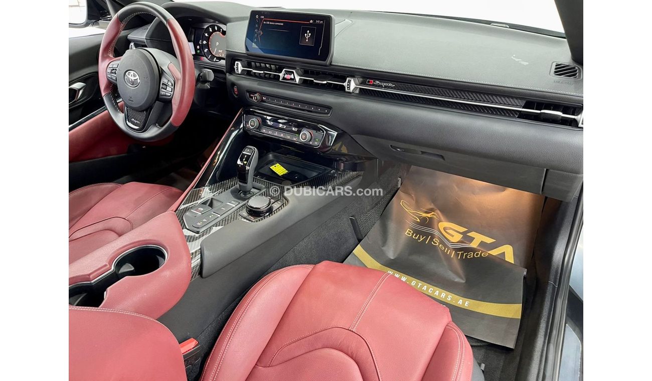 Toyota Supra GR 2020 Toyota Supra GR. 3.0 Turbo 6 Cylinder, 8 Speed Auto with 335 BHP. 0-100km in 4.3 Seconds!