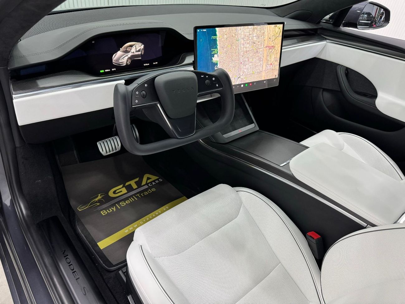 تسلا Model S Plaid 2023 Tesla Model S Plaid, 2027 Tesla Warranty, 2031 Battery + Drive Unit Warranty, Very Low Km