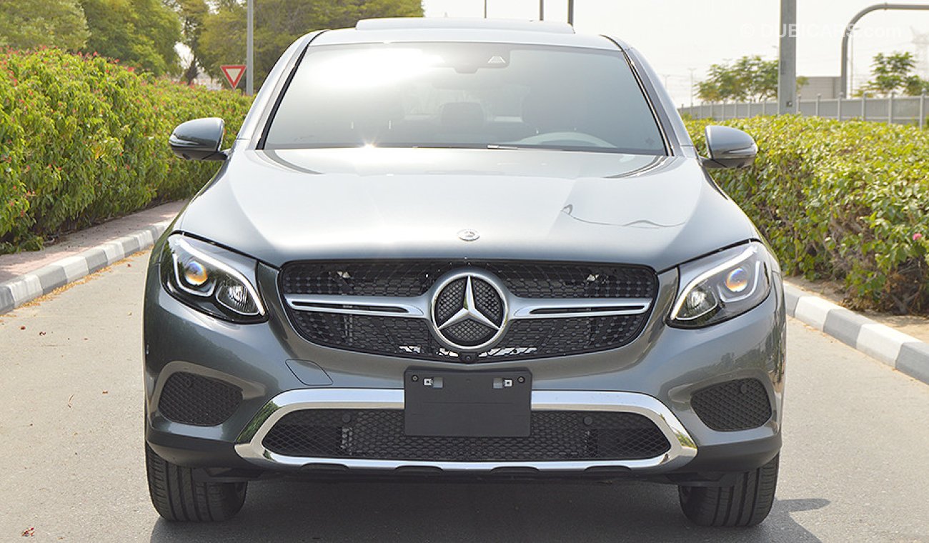 مرسيدس بنز GLC 300 Coupe 2019, 2.0L 4Matic GCC, 0km with 2 Years Unlimited Mileage Warranty