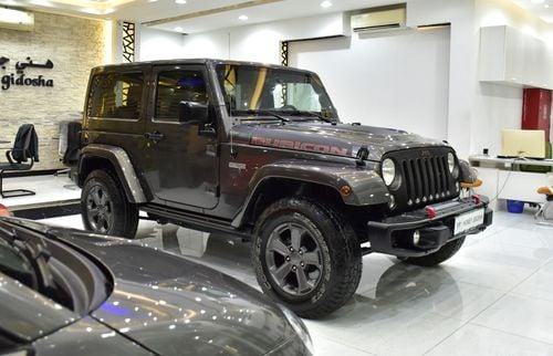 Jeep Wrangler EXCELLENT DEAL for our Jeep Wrangler Rubicon RECON EDITION ( 2017 Model ) in Grey Color GCC Specs