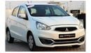 Mitsubishi Mirage Mitsubishi Mirage 2018 GCC, in excellent condition, without accidents, very clean from inside and ou
