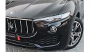 مازيراتي ليفونت S | 3,915 P.M  | 0% Downpayment | Maserati Service History!