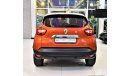 رينو كابتور AMAZING Renault Captur 2016 Model!! in Orange Color! GCC Specs