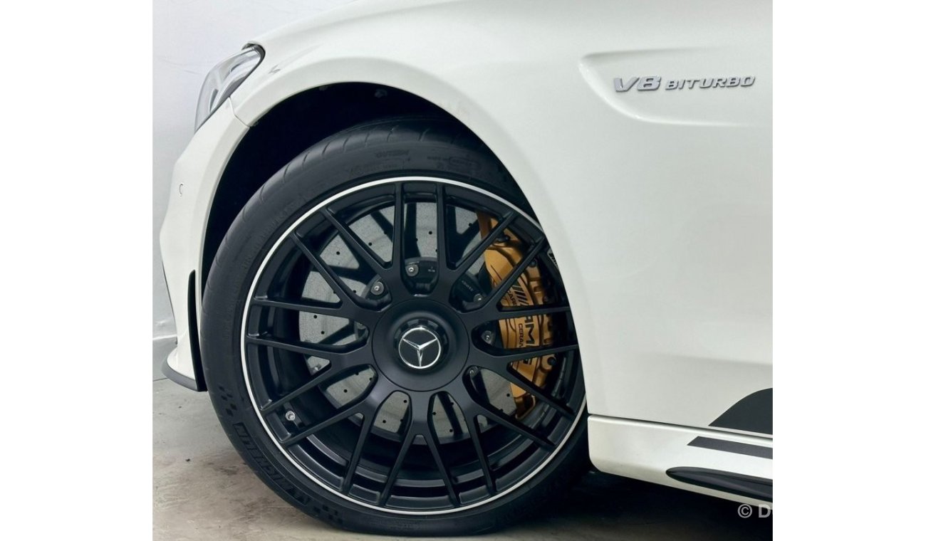 Mercedes-Benz C 63 AMG 2017 Mercedes Benz C63S AMG Coupe Edition 1, Full Mercedes / Silber Arrows Service History, GCC