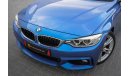 BMW 420i i GranCoupe M-Kit | 2,054 P.M  | 0% Downpayment | Immaculate Condition!