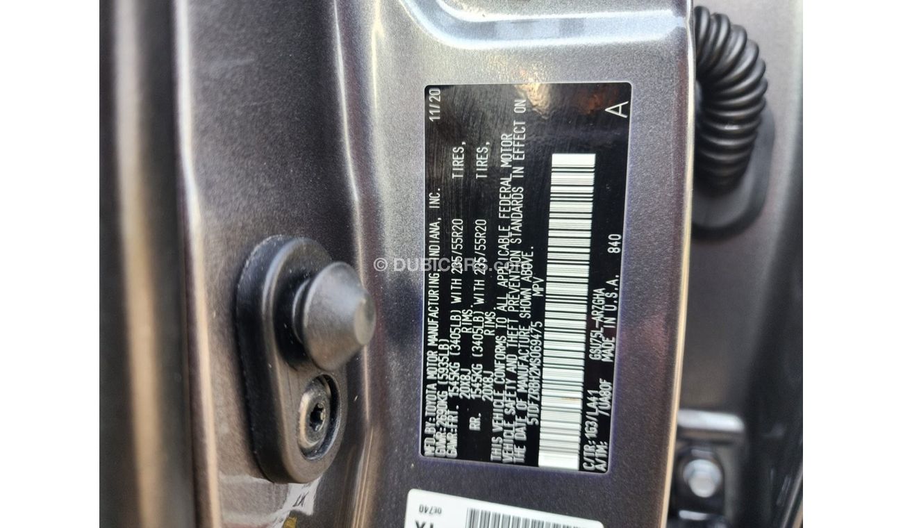 Toyota Highlander TOYOTA HIGHLADER FULL PANORAMA 2021 MODEL