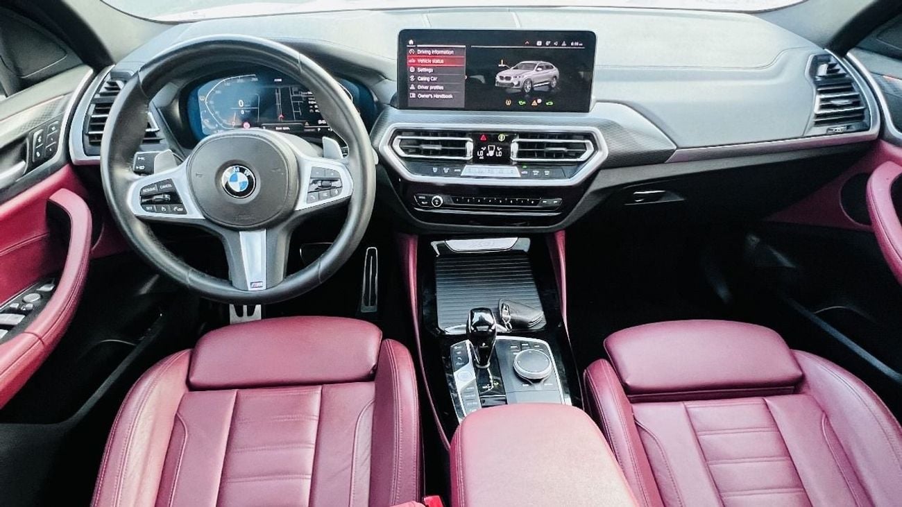 BMW X4M AED 3200 PM | UNDER WARRANTY | FSH |  BMW X4M XDRIVE30i | GCC | 2022 | NO FLOOD