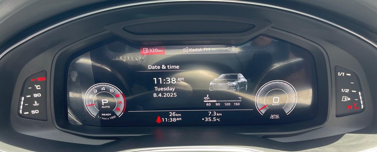 Audi A6 40 TFSI (190 HP) 40 TFSI Full Option Warranty & Service 2025 GCC