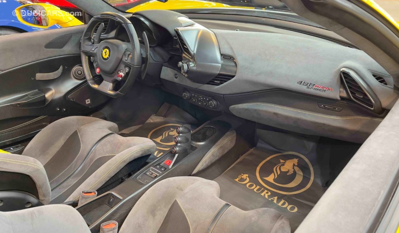 Ferrari 488 Pista Spider | 2020 | Giallo Modena | Full Carbon Fiber | 720 HP | Negotiable Price