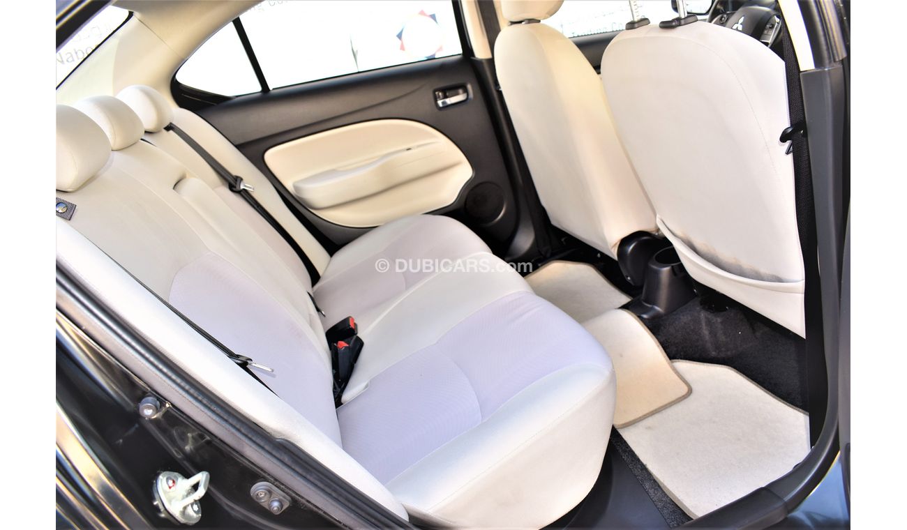 Mitsubishi Attrage AED 549 PM | 1.2L GLX GCC DEALER WARRANTY