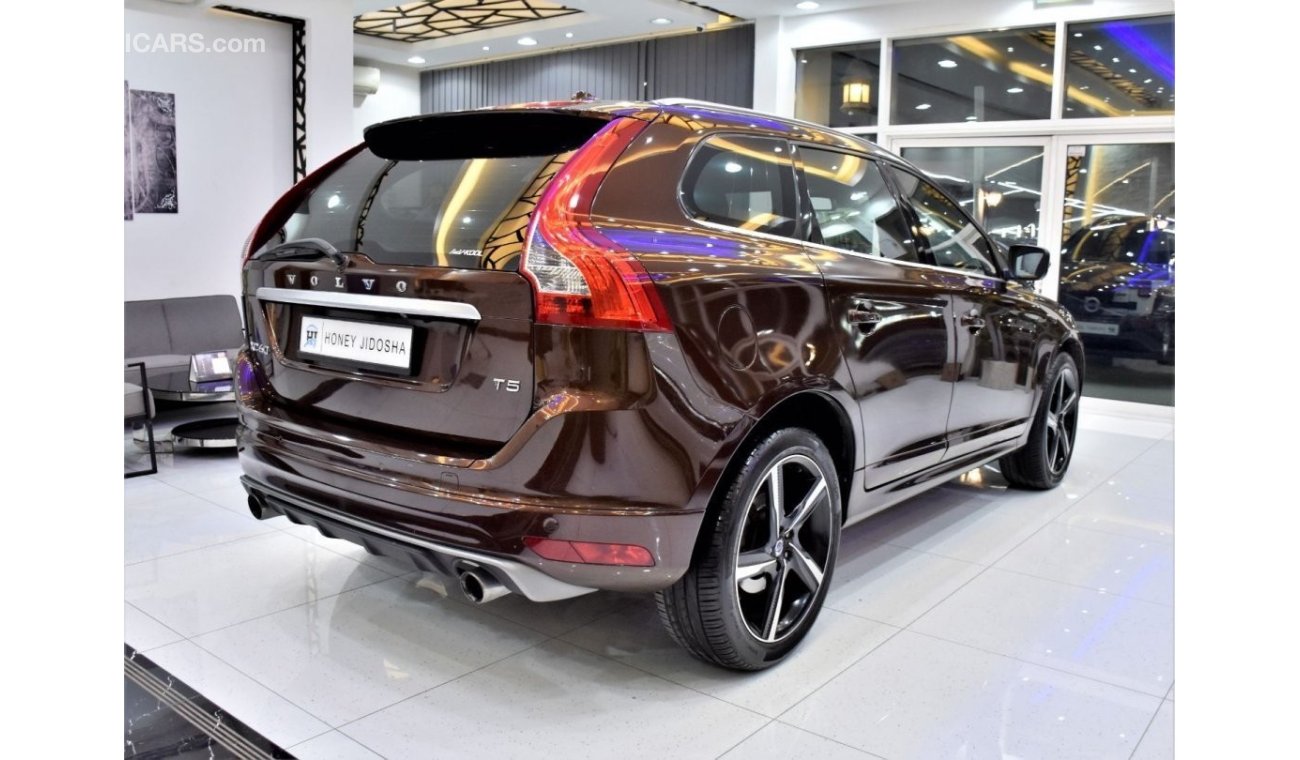 فولفو XC 60 EXCELLENT DEAL for our Volvo XC60 T5 R-Design ( 2014 Model ) in Brown Color GCC Specs