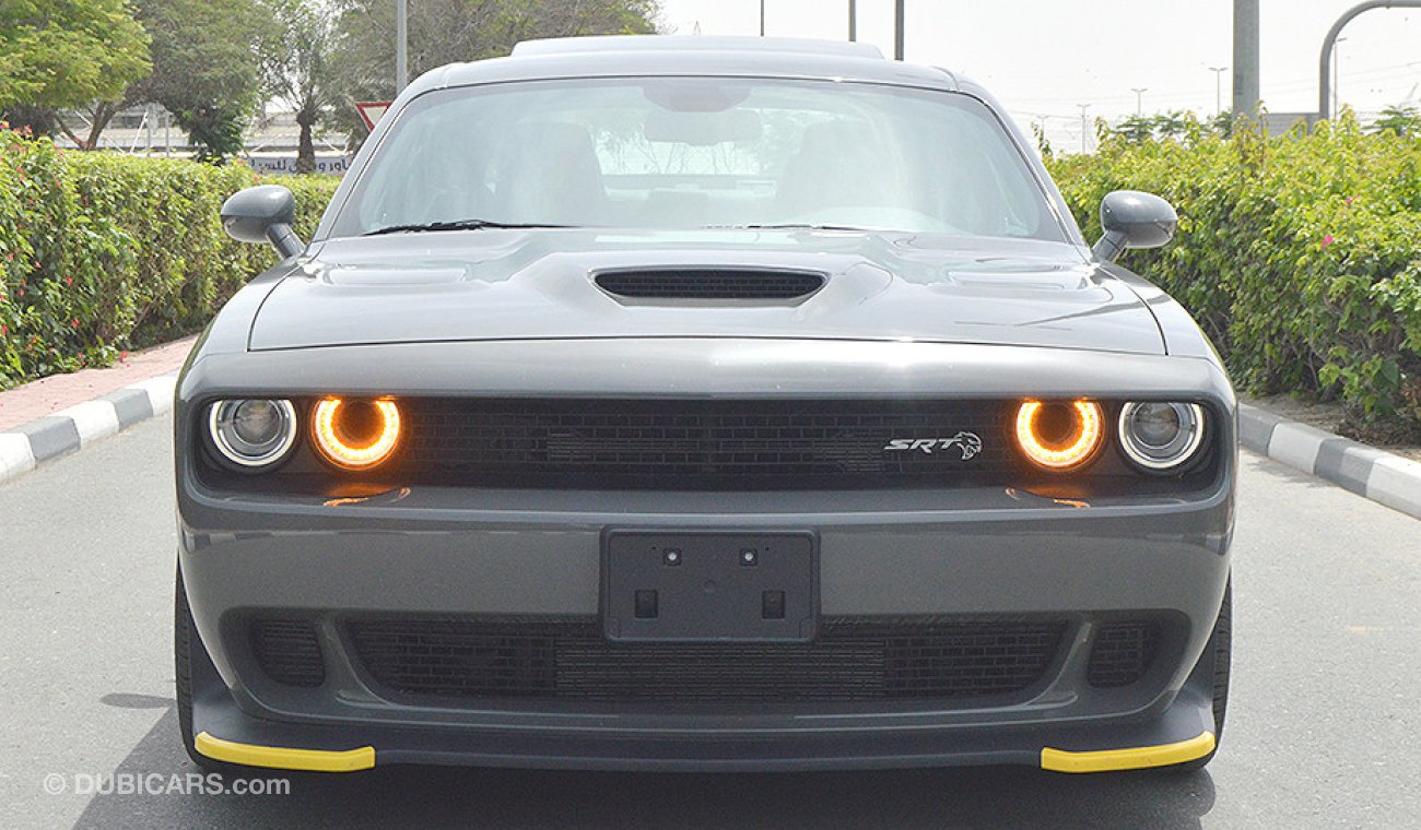 Dodge Challenger Hellcat SRT, 6.2L, V8 HEMI, 0km, GCC Specs with 3Yrs or 100K km Warranty