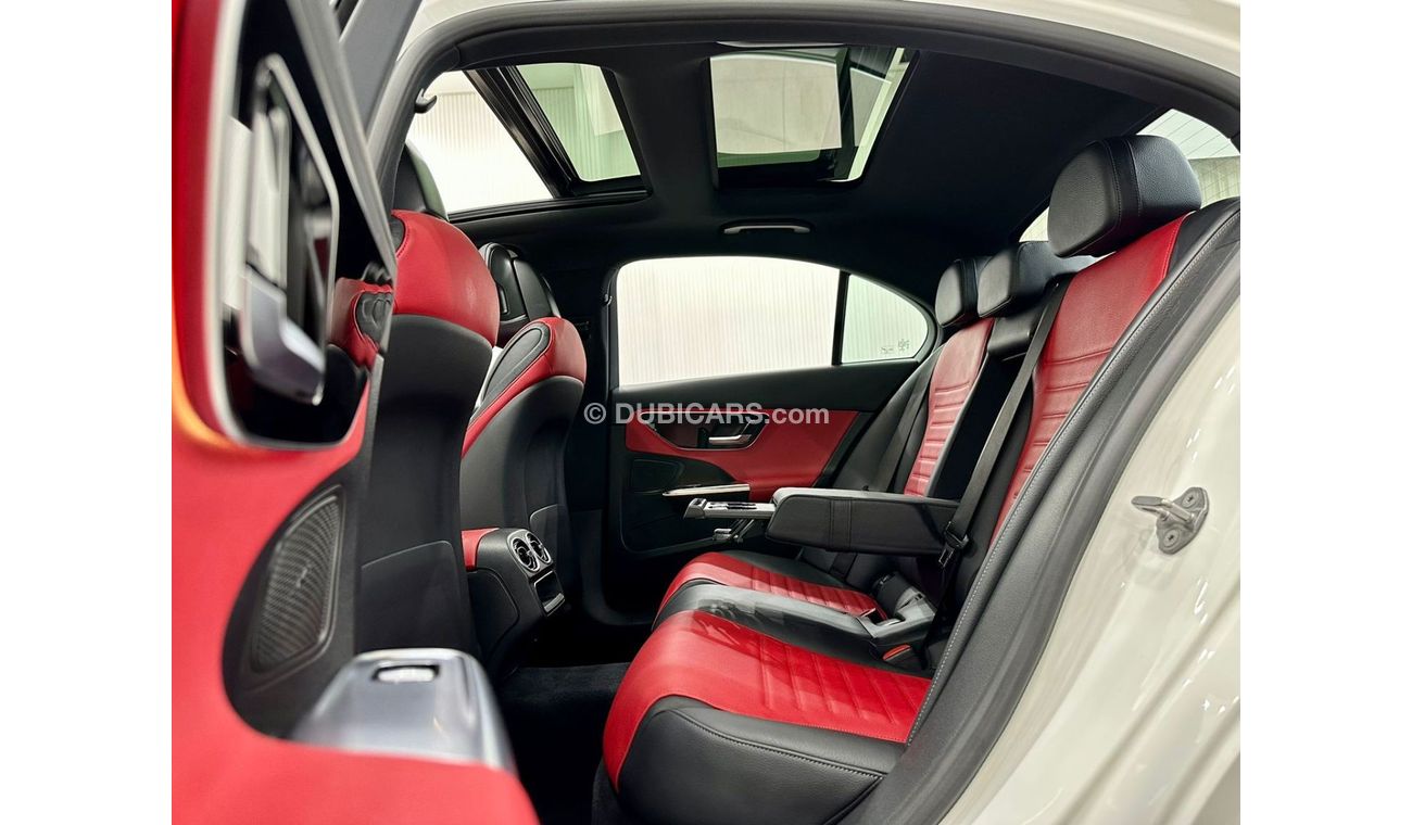 Mercedes-Benz C 200 2022 Mercedes Benz C200 AMG, May 2027 Mercedes Warranty & Service Pack, Full Options, Low Kms, GCC