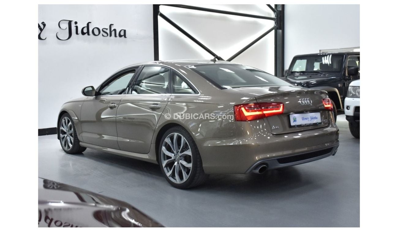 Audi A6 EXCELLENT DEAL for our Audi A6 S-Line 50TFSi QUATTRO ( 2015 Model ) in Brown / Beige Color GCC Specs