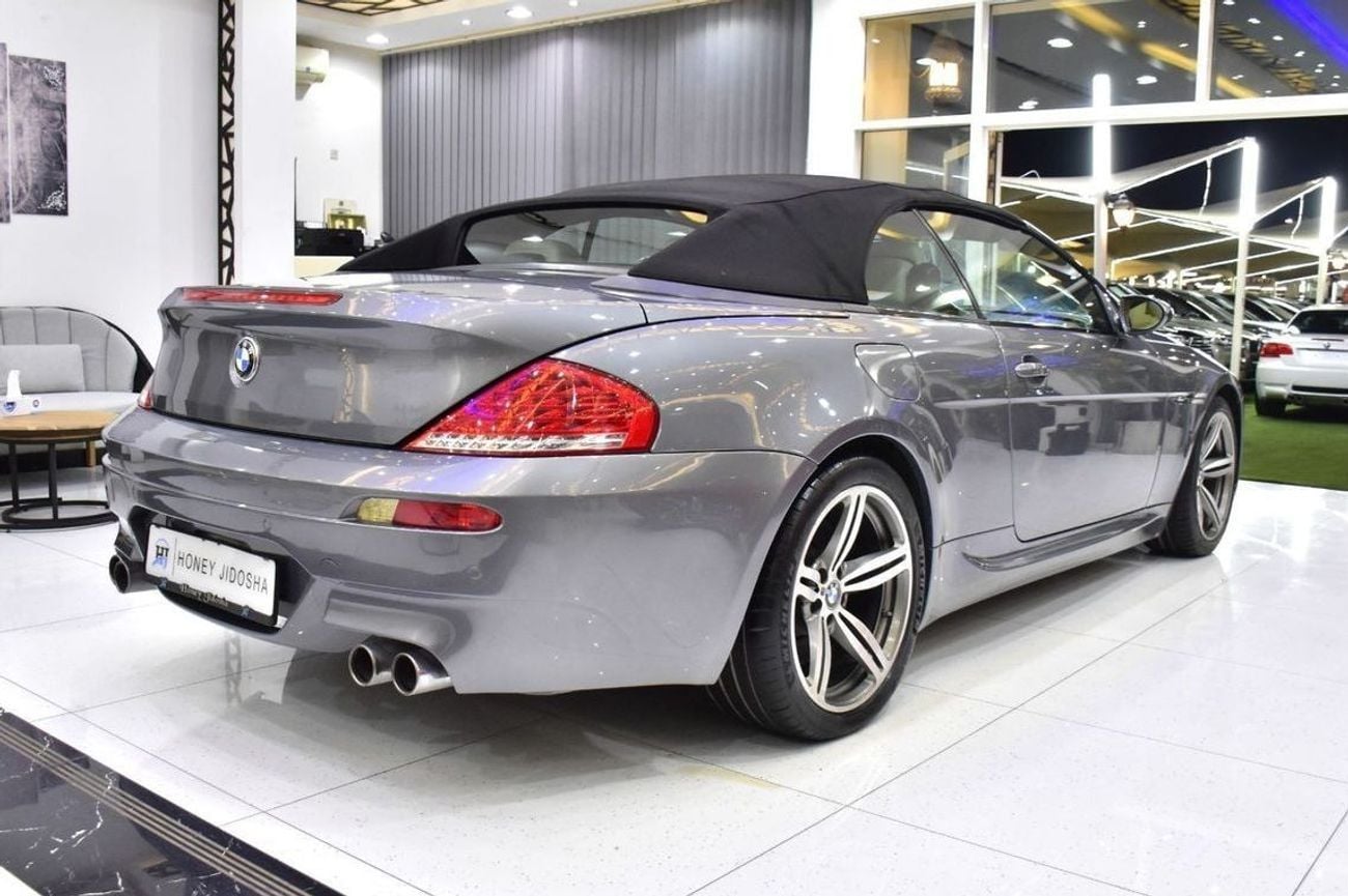 BMW M6 STANDARD EXCELLENT DEAL for our BMW M6 Convertible ( 2008 Model ) in Gray Color American Specs