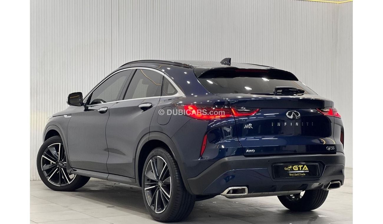 Infiniti QX55 2022 Infiniti QX55 Sensory AWD, January 2026 Infiniti Warranty + Service Contract, Low Kms, GCC