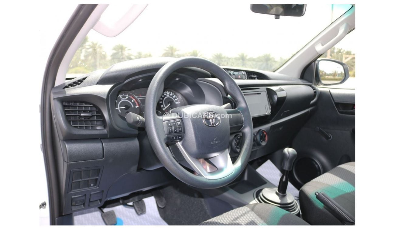 Toyota Hilux 2022 | 2.4L M/T 4WD WITH FABRIC SEATS BLACK INTERIOR EXPORT ONLY