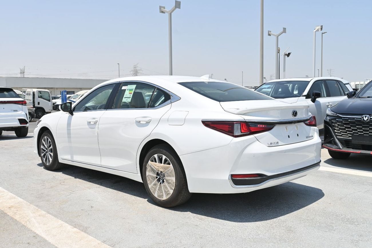 لكزس ES300h PLATINUM Lexus ES300H 2.5L Hybrid, Color White Model 2025