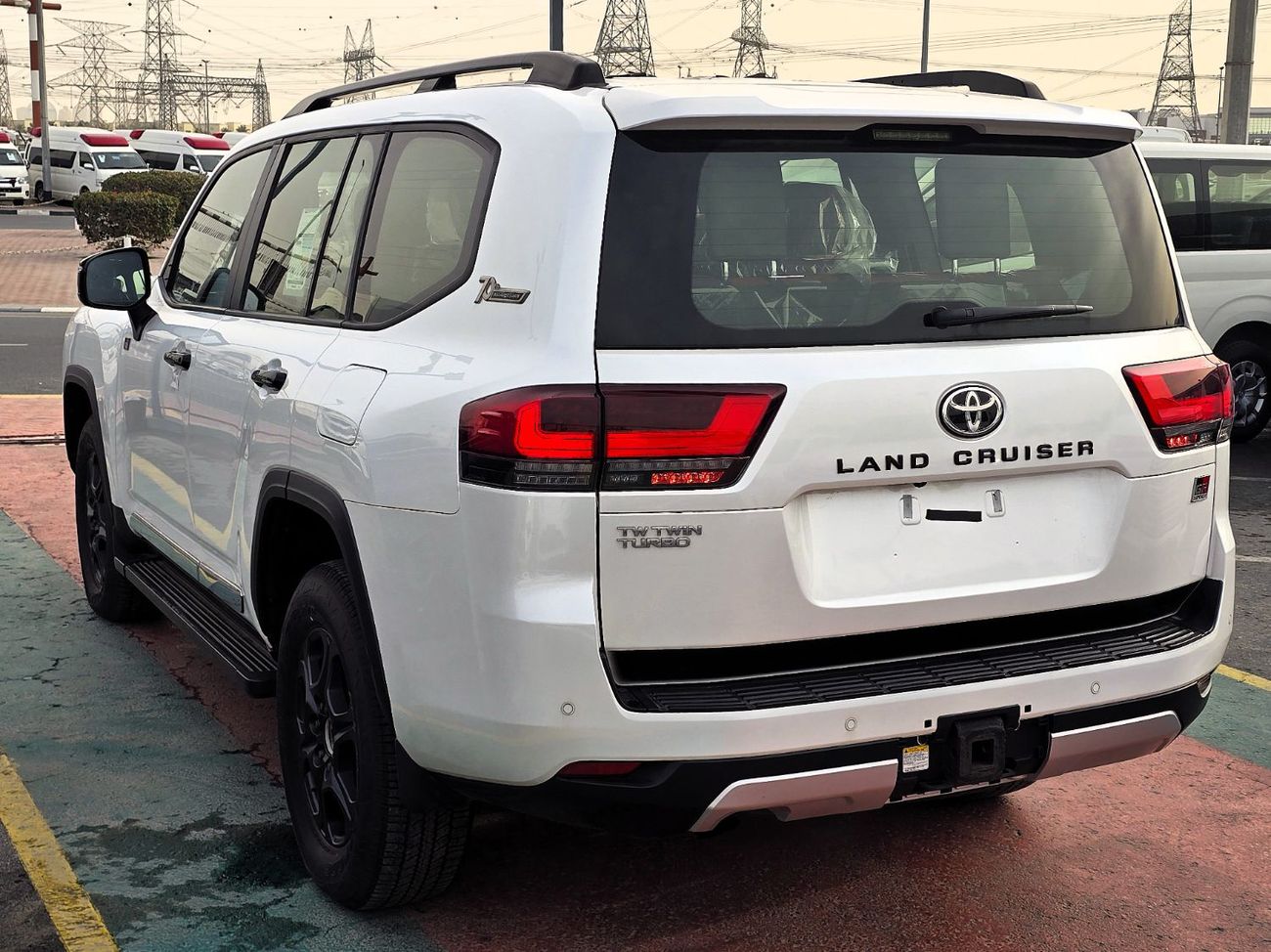 Toyota Land Cruiser Toyota Land Cruiser GR-S 3.3L diesel A/T 4WD SUV White color 2022 Model