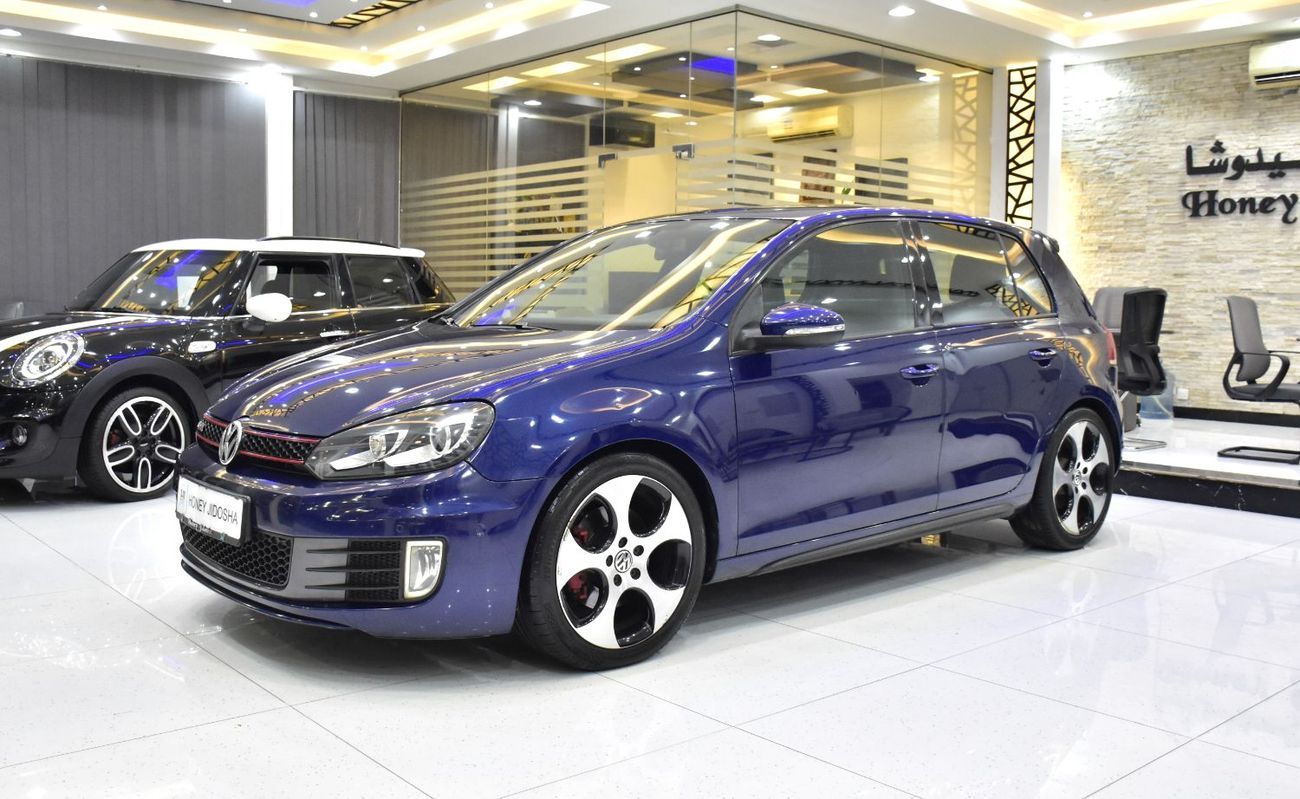 Volkswagen Golf GTI EXCELLENT DEAL for our Volkswagen GTi ( 2013 Model ) in Blue Color GCC Specs