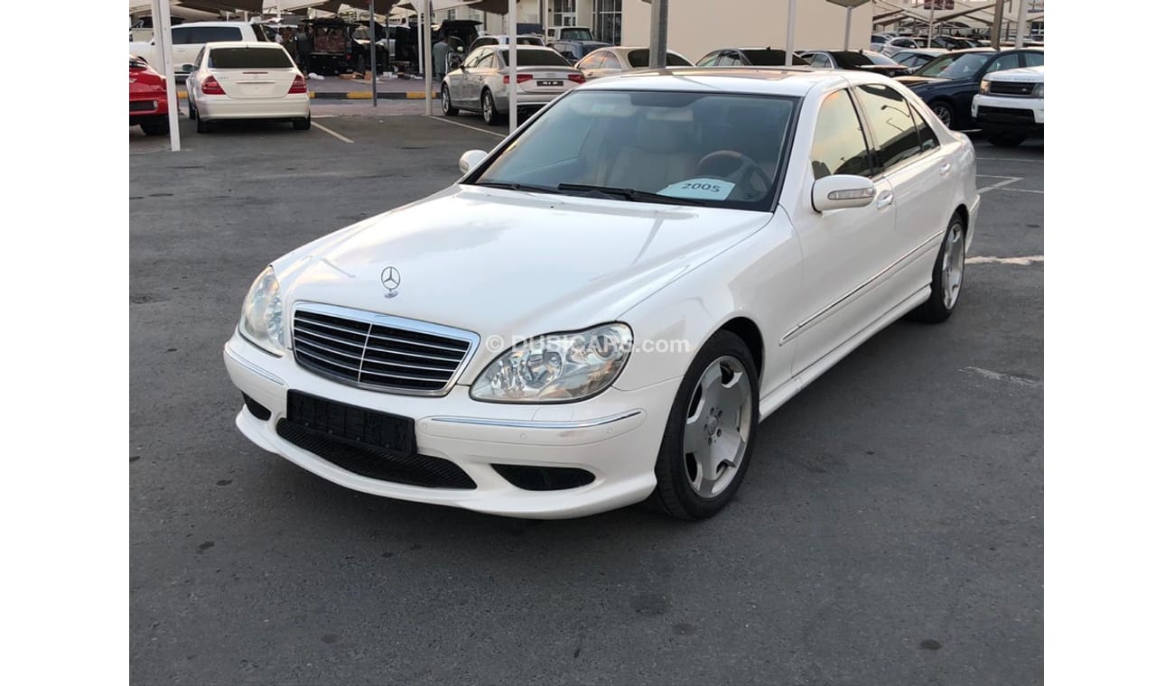 مرسيدس بنز S 350 موديل 2005 خليجي فل مواصفات ستاير خلفيه وتحكم كهربي كامل ونظام صوت ممتاز وتكييف خلفي وتحكم كهربي كام