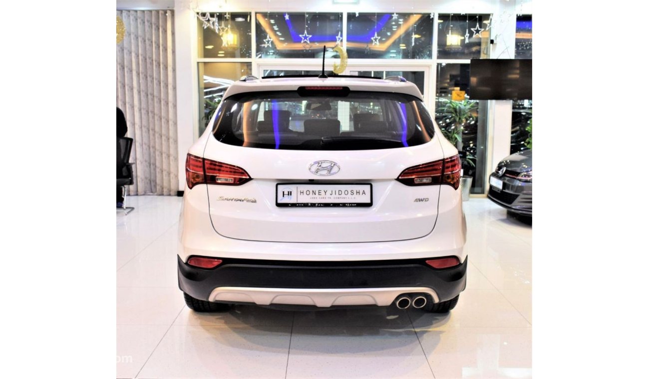 Hyundai Santa Fe ONLY 51000 KM! Hyundai SantaFe 4WD 2015 Model!! in White Color! GCC Specs