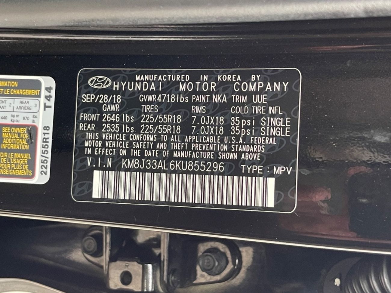 Hyundai Tucson 2019 HYUNDAI TUCSON PANORAMIC FULL OPTIONS IMPORTED FROM USA