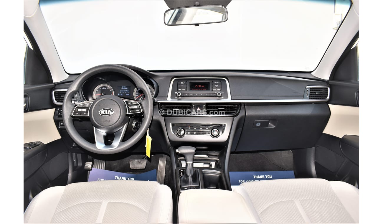 Kia Optima AED 929 PM 2.0L LX GCC DEALER WARRANTY