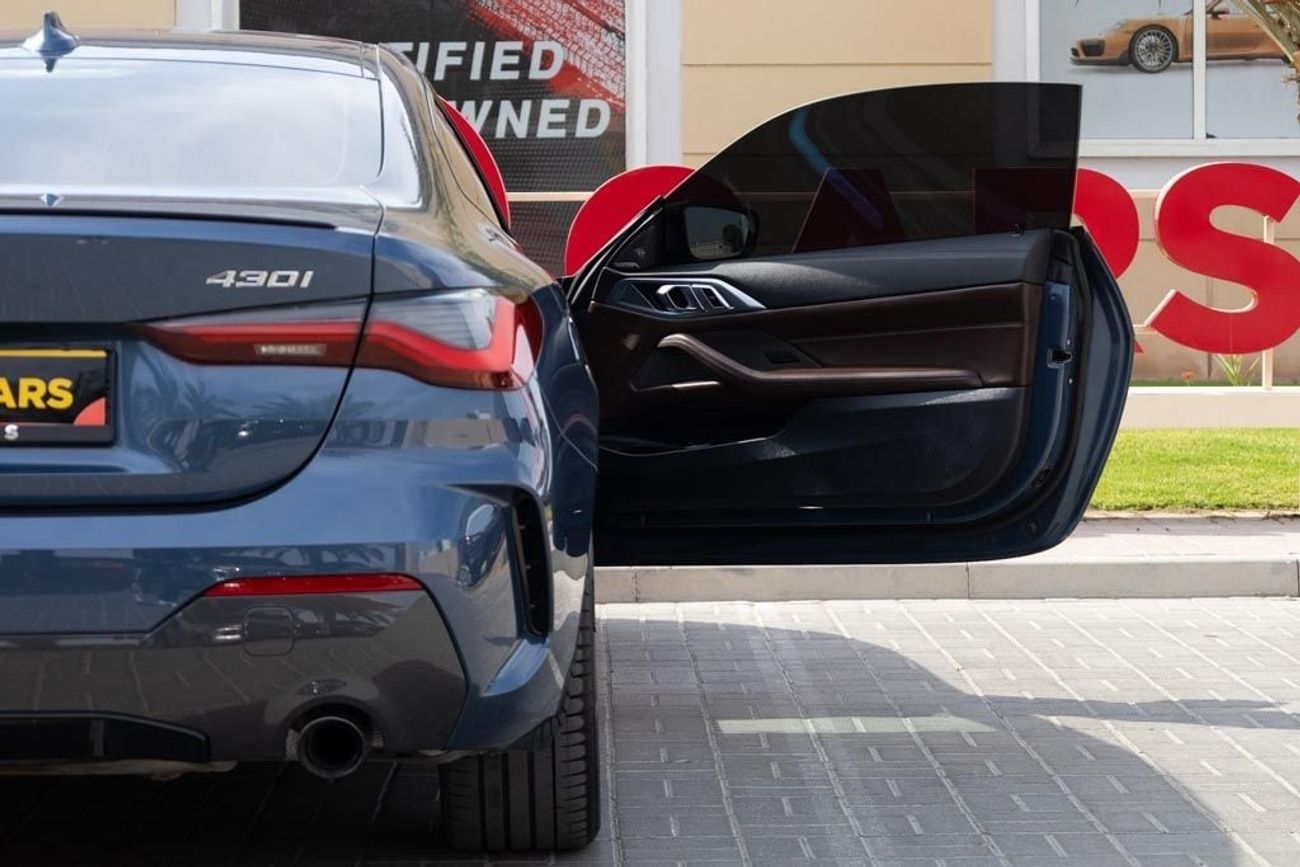 BMW 430i M Sport 2.0L BMW 430i M-Sport 2022 GCC under Agency Warranty and Service Contract with Flexible Down