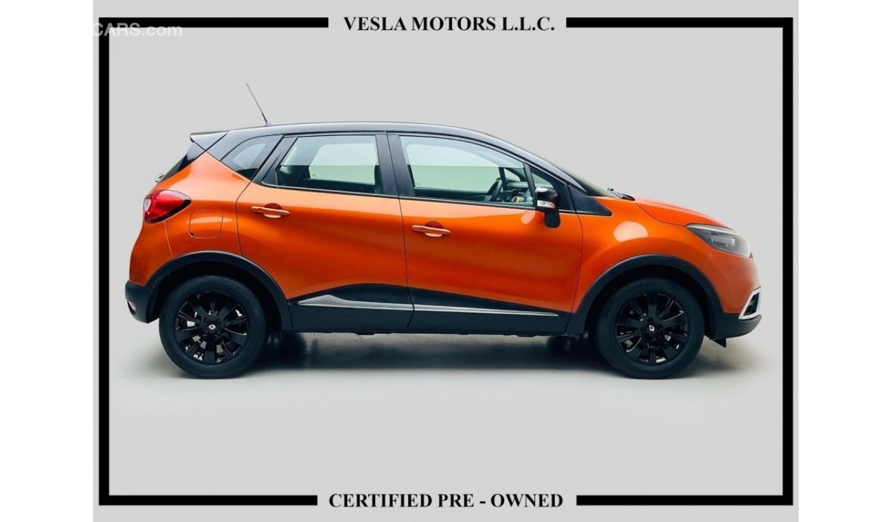Renault Captur *FULL OPTION + LEATHER SEATS + ALLOY WHEELS + ECO MODE / GCC / 2016 / UNLIMITED KMS WARRANTY/ 649 DH