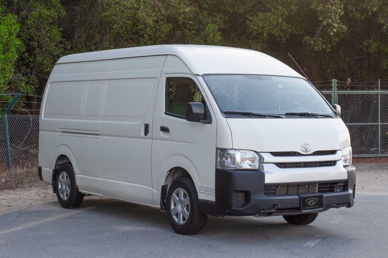 Toyota Hiace high roof commercial cargo delivery van in Dubai