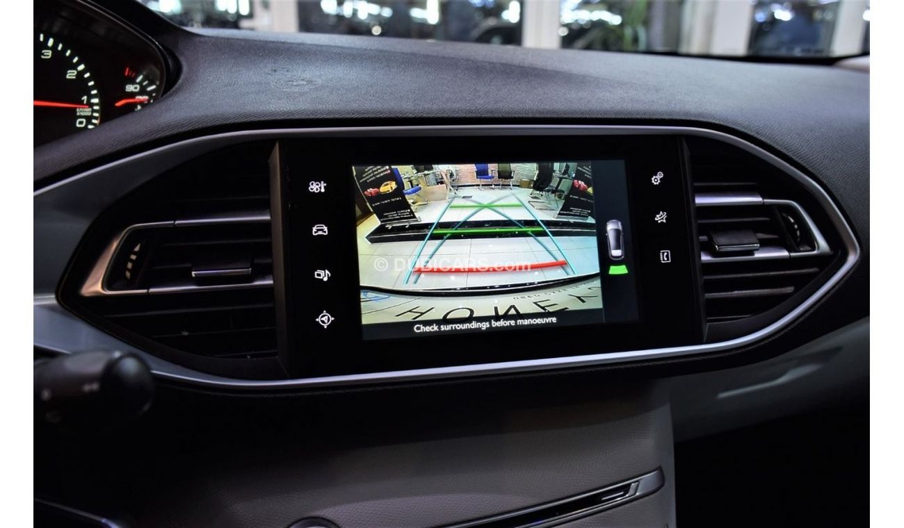 Peugeot 308 EXCELLENT DEAL for our Peugeot 308 TURBO 2015 Model!! in Black Color! GCC Specs