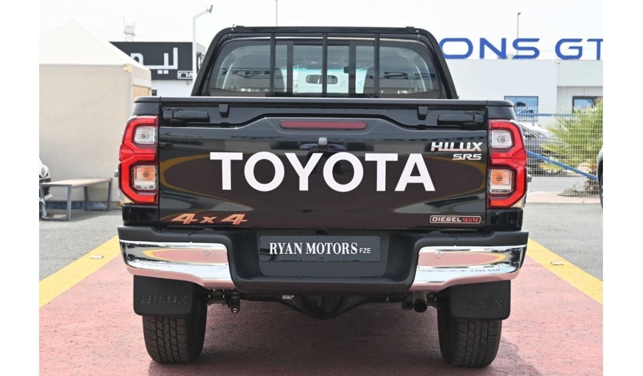 تويوتا هيلوكس Toyota Hilux SR5 2.4L Diesel Automatic, Double Cab,  Color Black , Model 2023