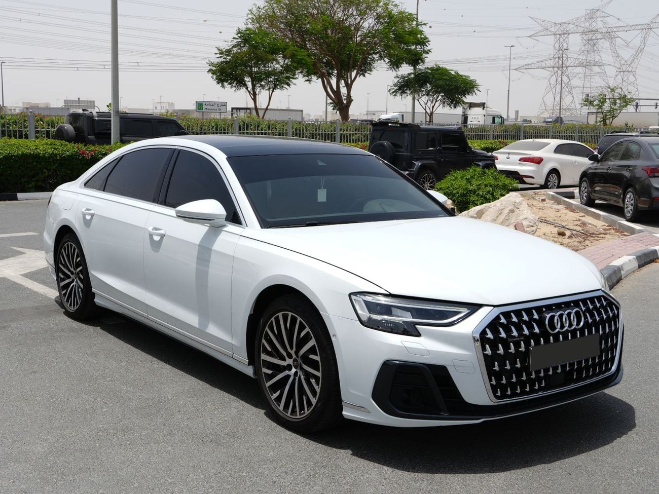 أودي A8 2024 AUDI A8 L 55-TFSI 3.0L quattro 340hp GCC With WNTY + SRVC
