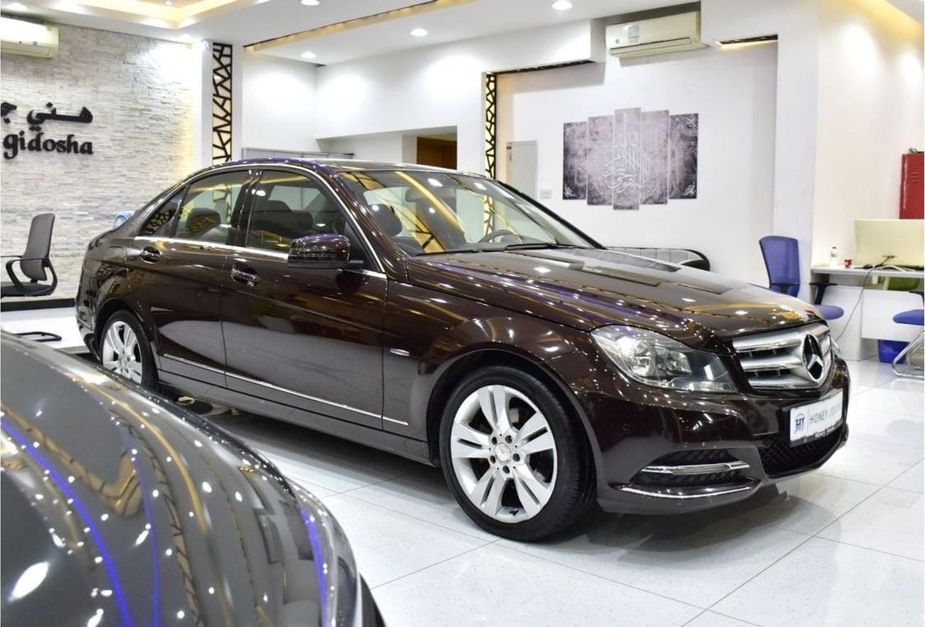 Mercedes-Benz C 200 EXCELLENT DEAL for our Mercedes Benz C200 ( 2012 Model ) in Burgundy Color GCC Specs