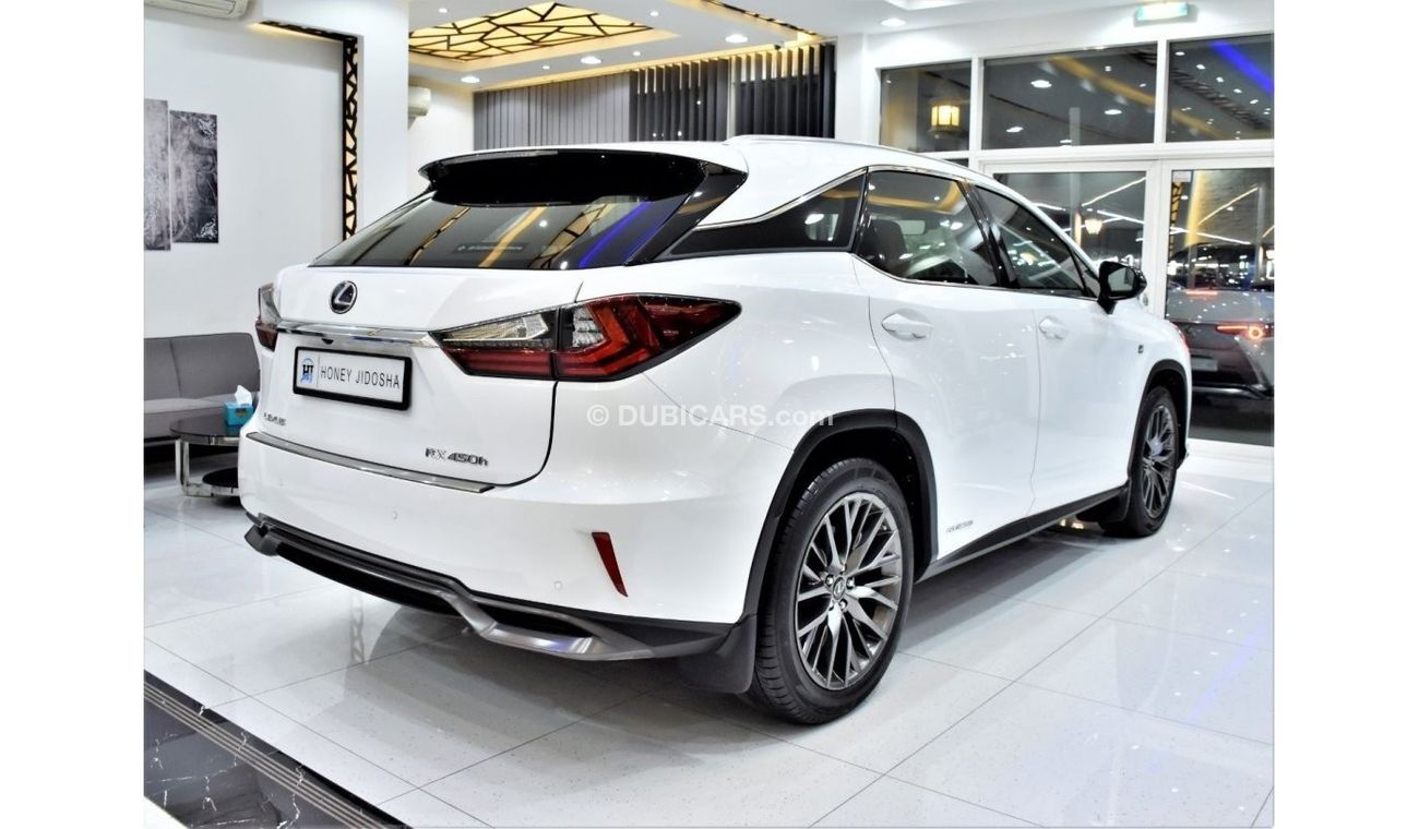 Lexus RX450h EXCELLENT DEAL for our Lexus RX450 F-Sport HYBRID ( 2016 Model ) in White Color GCC Specs
