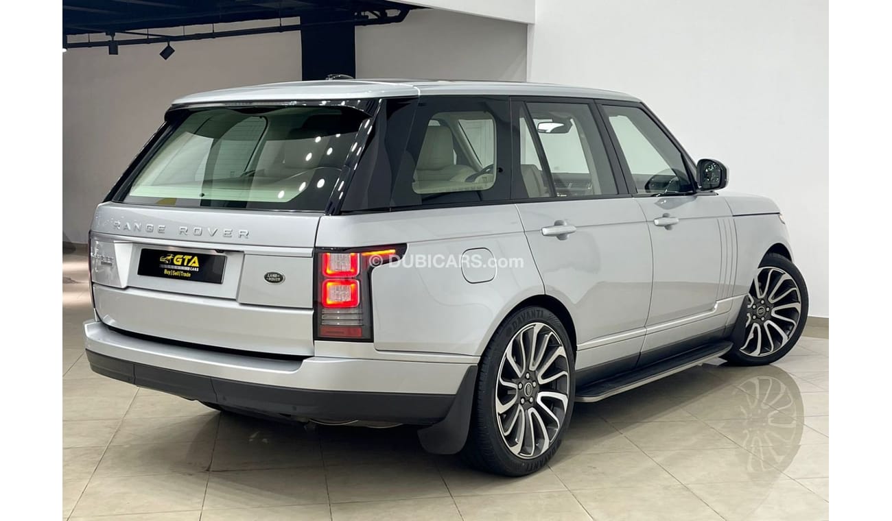 Land Rover Range Rover 2014 Range Rover Vogue SE Supercharged, Range Rover Service History, GCC