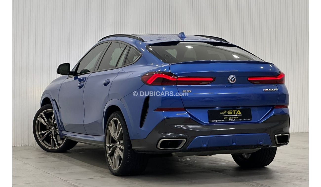 بي أم دبليو X6 2020 BMW X6 M50i, Jan 2025 BMW Warranty + Service Contract, Full Options, GCC