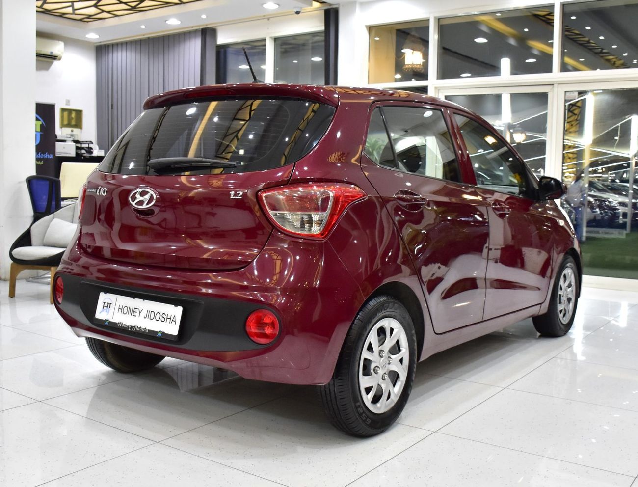 Hyundai Grand i10 EXCELLENT DEAL for our Hyundai Grand i10 ( 2018 Model ) in Red Color GCC Specs