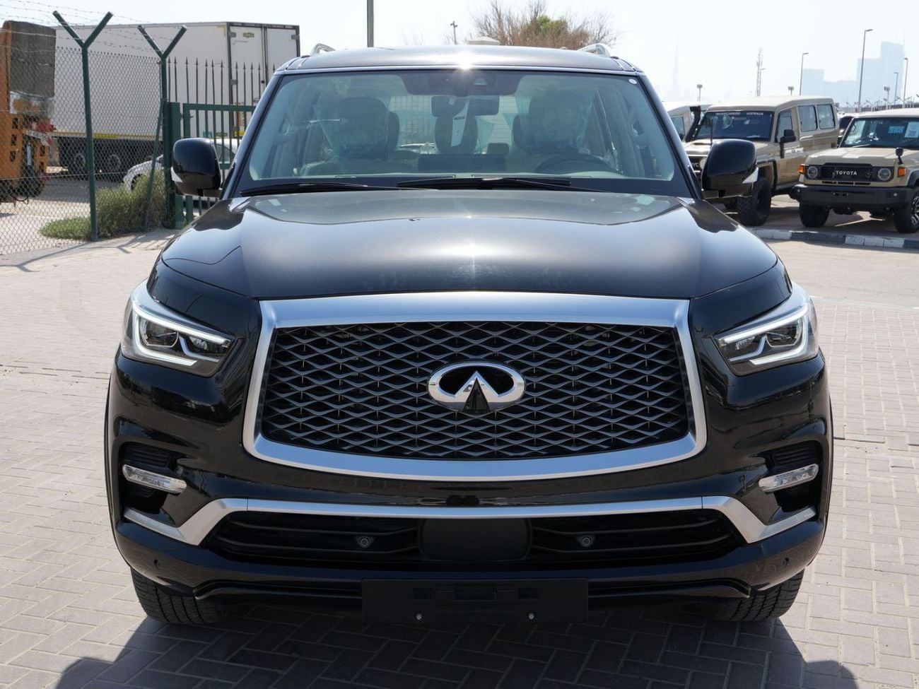 إنفينيتي QX80 2024 INFINITI QX80 LUXURY SENSORY PROACTIVE 5.6L V8 4WD 8-SEATS BRAND NEW 0KM