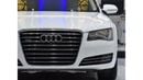 Audi A8 EXCELLENT DEAL for our Audi A8 L 4.0T Quattro ( 2013 Model ) in White Color GCC Specs