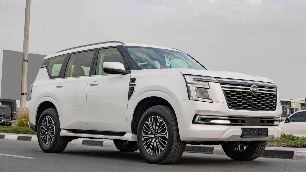 نيسان باترول SE PLATINUM CITY 2026 Nissan Patrol SE Platinum 3.8L AT Petrol (White-Beige)