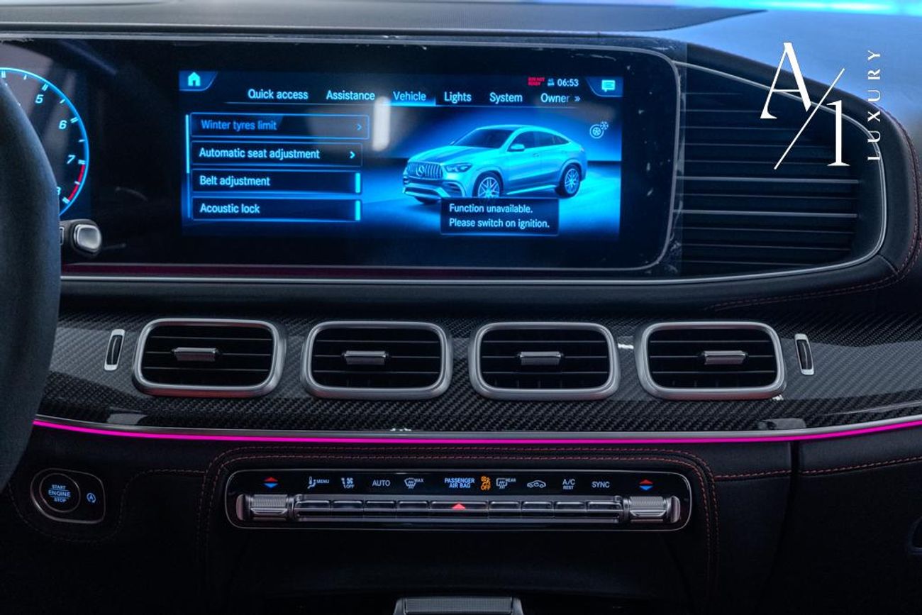 Mercedes-Benz GLE 63 S AMG Coupe 4MATIC+ 2022 Mercedes Benz GLE63s AMG 4MATIC+ Coupe, Mercedes Warranty + Service Pack, Very Low Kms,