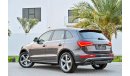 Audi Q5 3.0 V6 Quattro	 | AED 1,449 Per Month | 0% DP |  Immaculate Condition