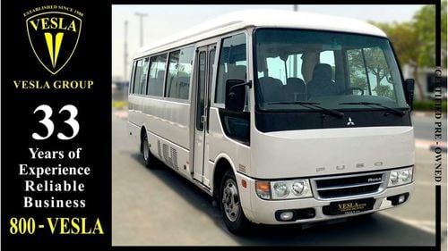 Mitsubishi Rosa 34 SEATERS / 2017 + MITSUBISHI + ROSE + DIESEL + ATOMATIC DOOR / GCC / WARRANTY + SERVICE HISTORY